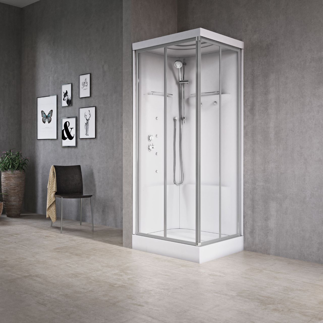 Cabine doccia alba novellini Vasca cabinata idromassaggio