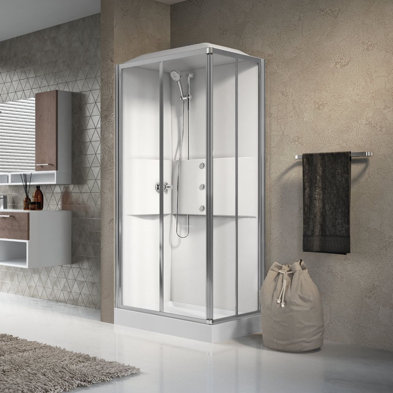 Cabines de douche Media 2.0 A100X70 Novellini