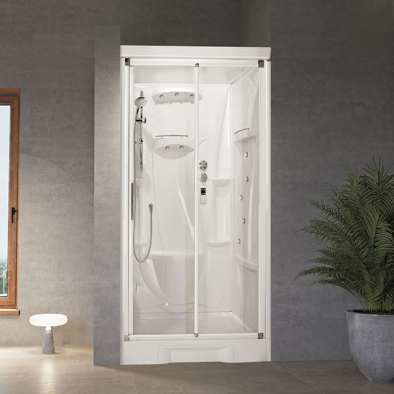Cabines de douche New Holiday BI120 - Novellini Cabines de douche New Holiday BI120 - Novellini