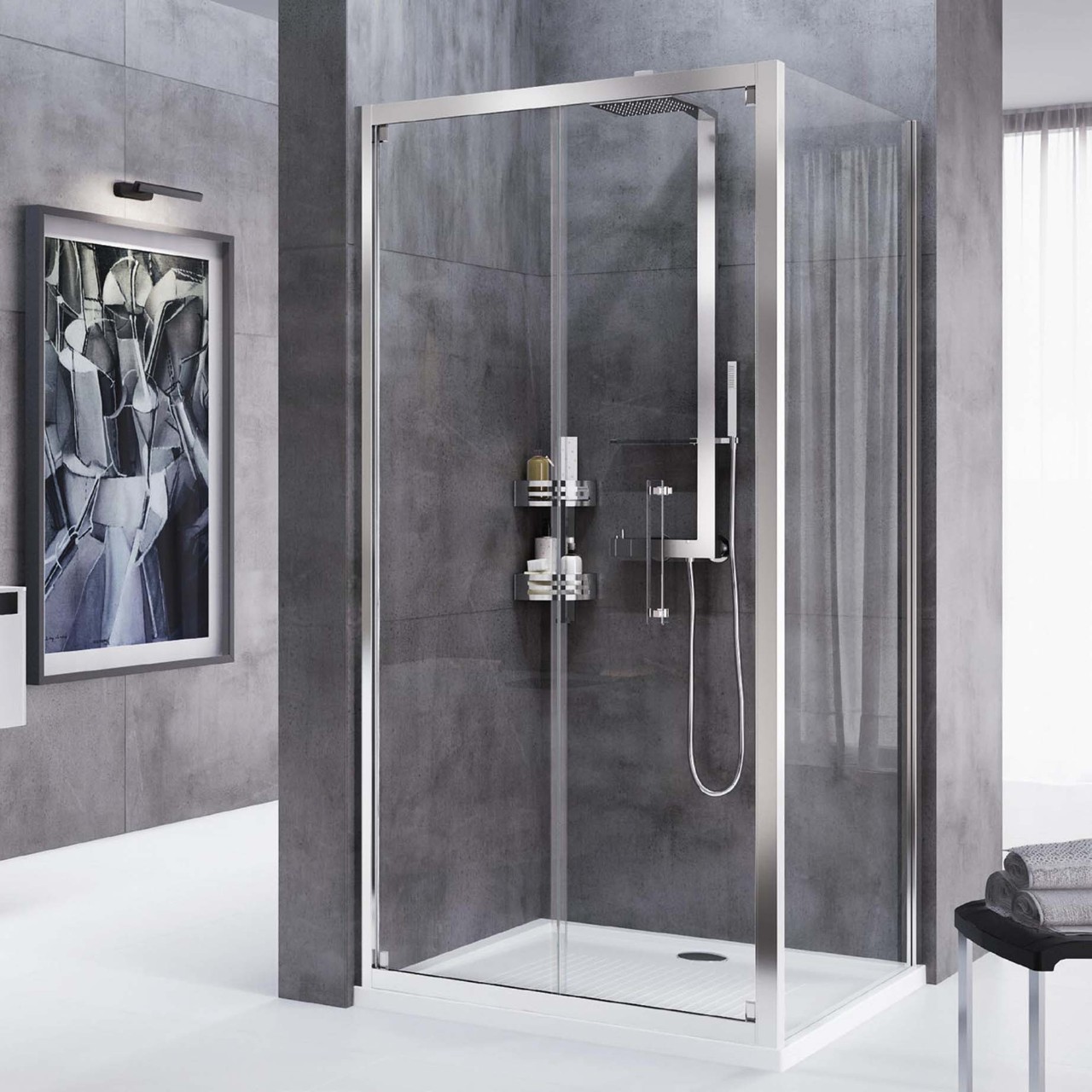Shower enclosures Rose S+F Novellini