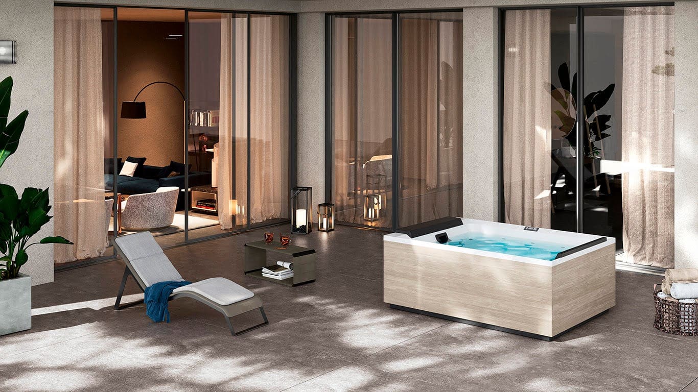 Characteristics of outdoor terrace pools