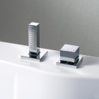 Bath mounted mixer