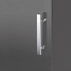 Chromed metal handles