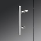 Chromed metal handles