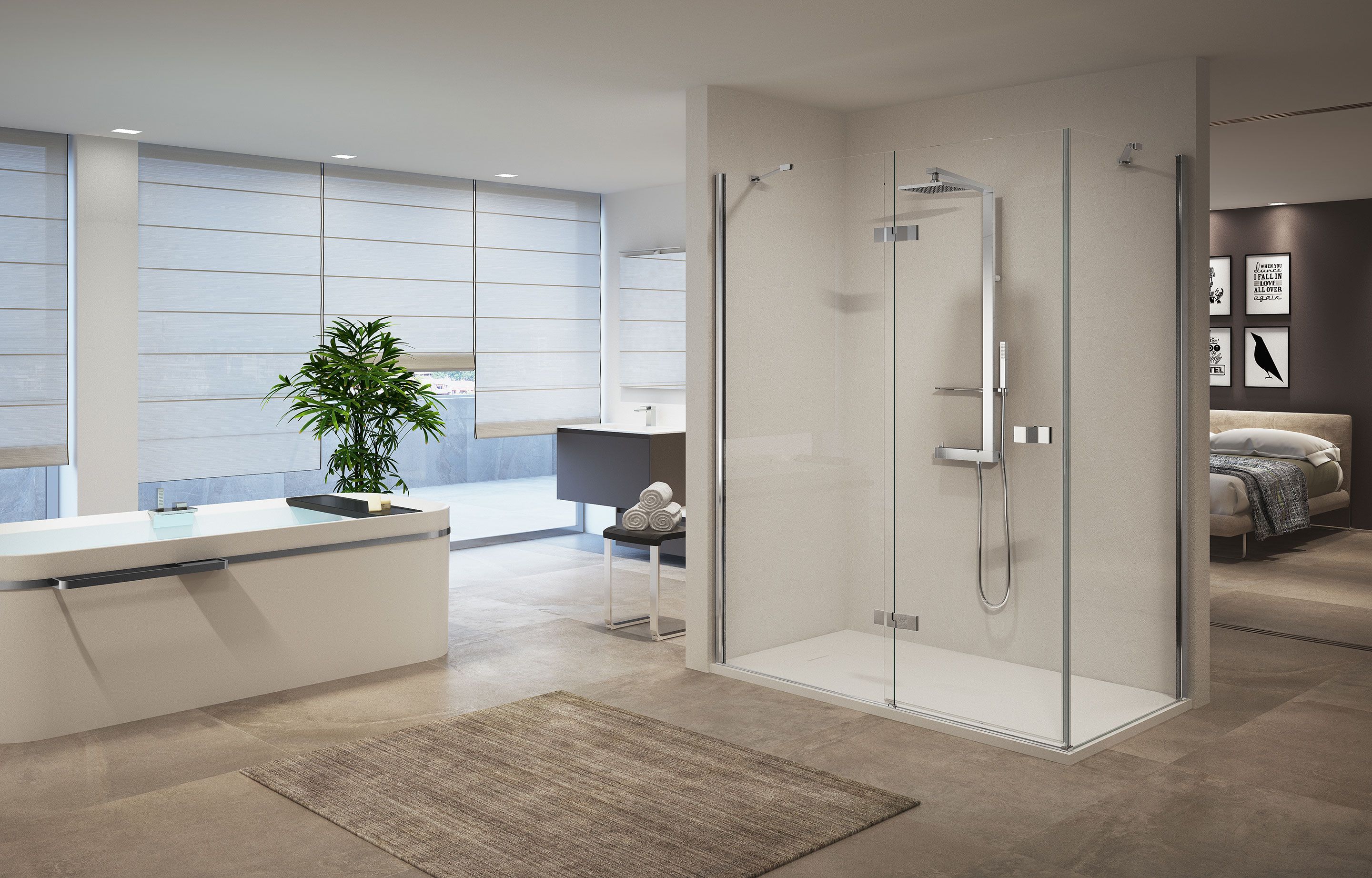 Shower enclosures - Gala 2P+F