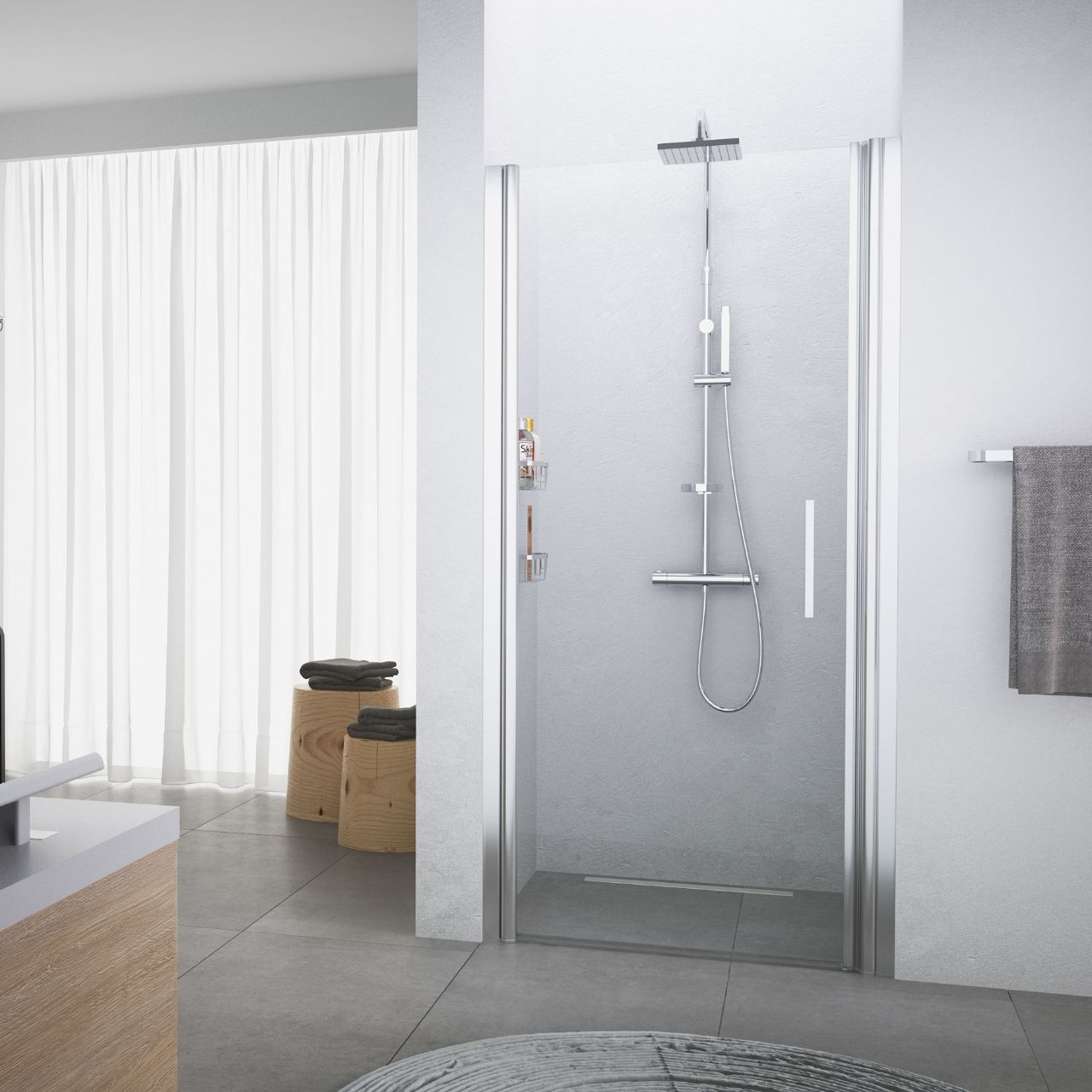 Douchewanden Giada 1B - Novellini