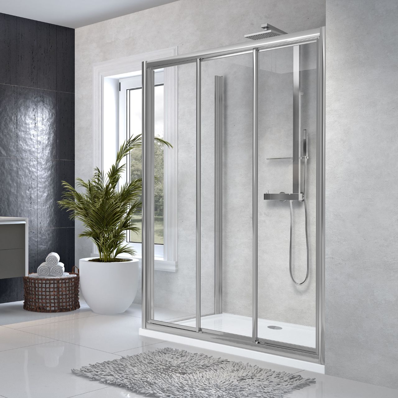 Parois de douche Star 3P+F Novellini